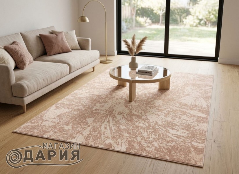 Тъкан килим KAVITA 723 l.brown/cream